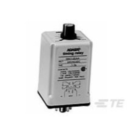 TE CONNECTIVITY On-Delay Relay, 2 Form C, Dpdt-Co, 120Vdc (Coil), Ac/Dc Input, Panel Mount 1437471-5